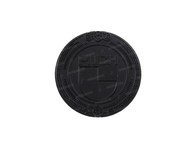 Badge / emblem Puch logo black 47mm RealMetal main